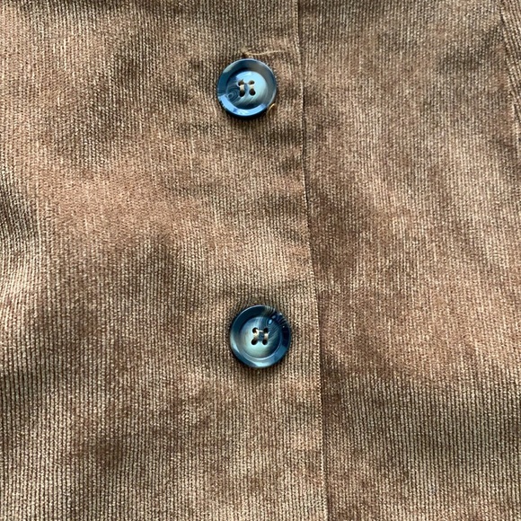 Everly Brown Button Up Skirt - Picture 5 of 5
